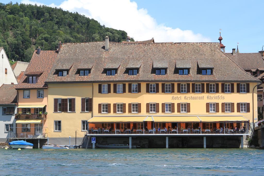 Hotel Rheinfels Stein Am Rhein Exterior foto